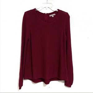 Banana Republic Cranberry Sauce Swing BF Sweater